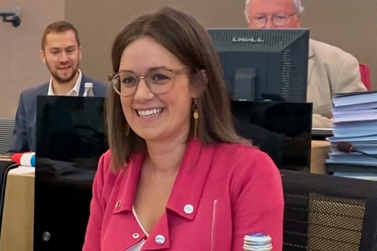 La députée en charge des finances provinciales, Coralie Bonnet.