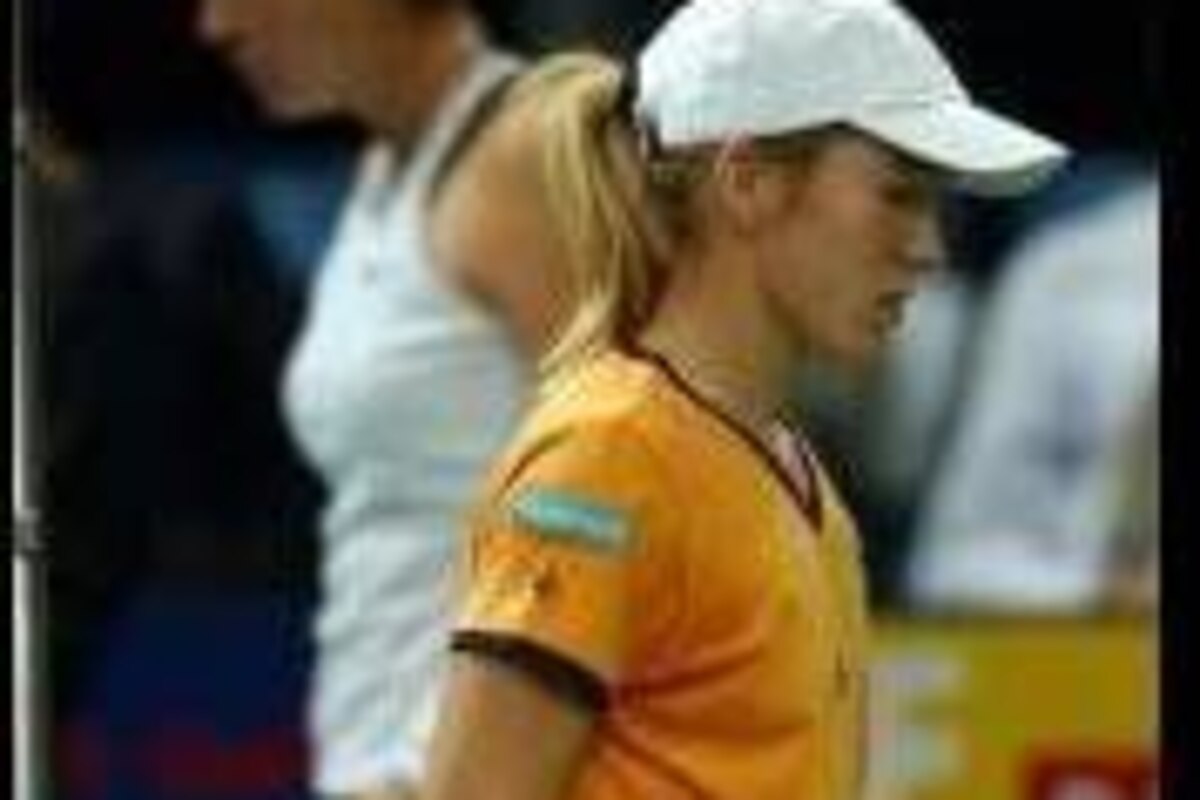 WTA Zurich: Justine Henin mécontente de Davenport