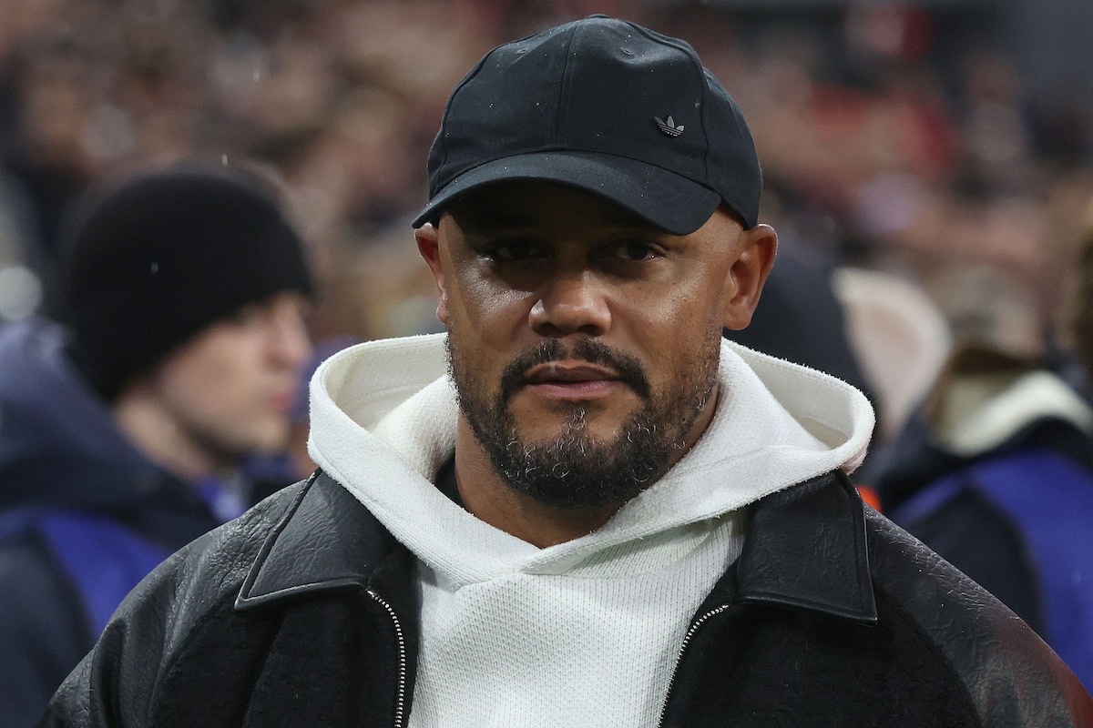 Bayern Munich's Belgian head coach Vincent Kompany arrives prior to the UEFA Champions League football match between FC Bayern Munich and Arsenal FC in Munich, southern Germany on October 21, 2026. (Photo by Karl-Josef HILDENBRAND / AFP)