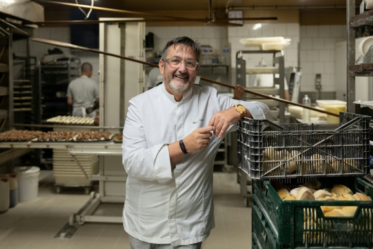 <p>Le chef pâtissier Benoît Castel le 29 juillet 2026 à Paris</p>