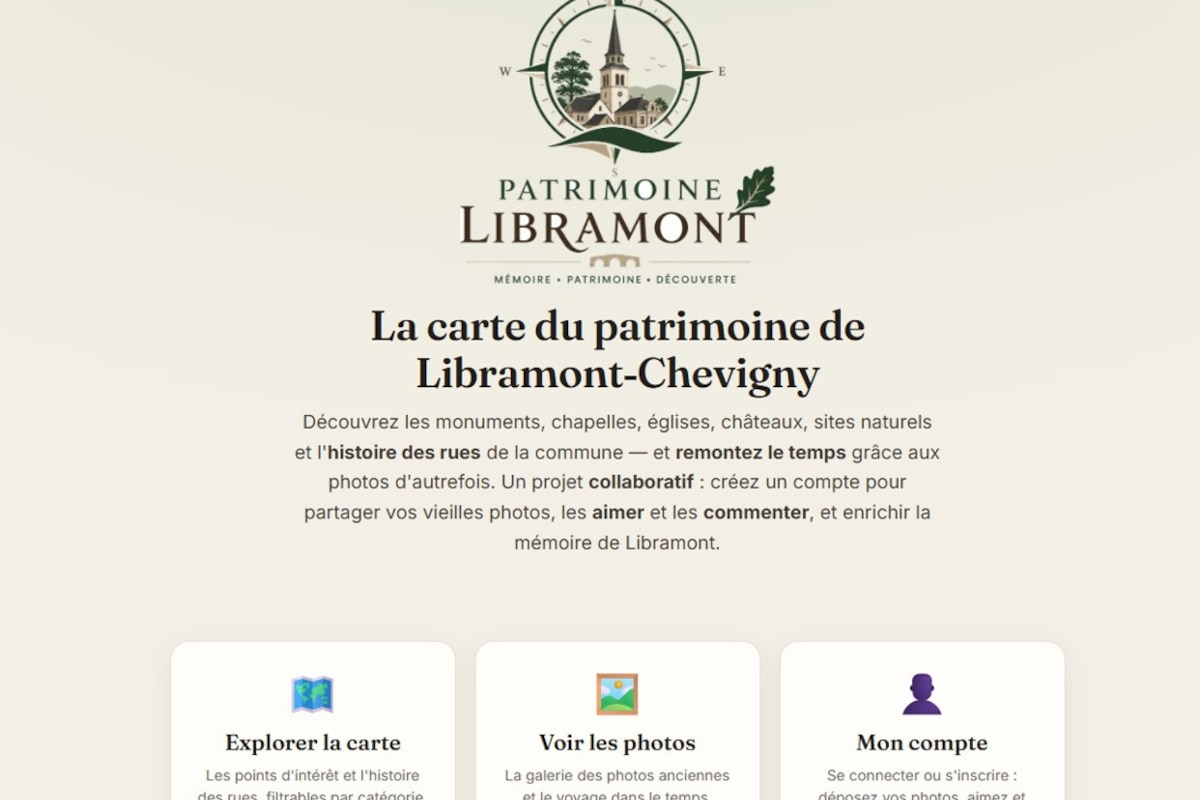 Le site internet est sobre mais dispose déjà d’un grand répertoire.