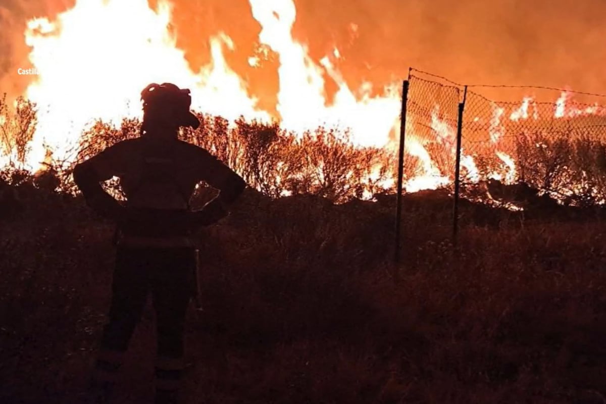 Espagne: l'incendie à 100 km de Madrid est