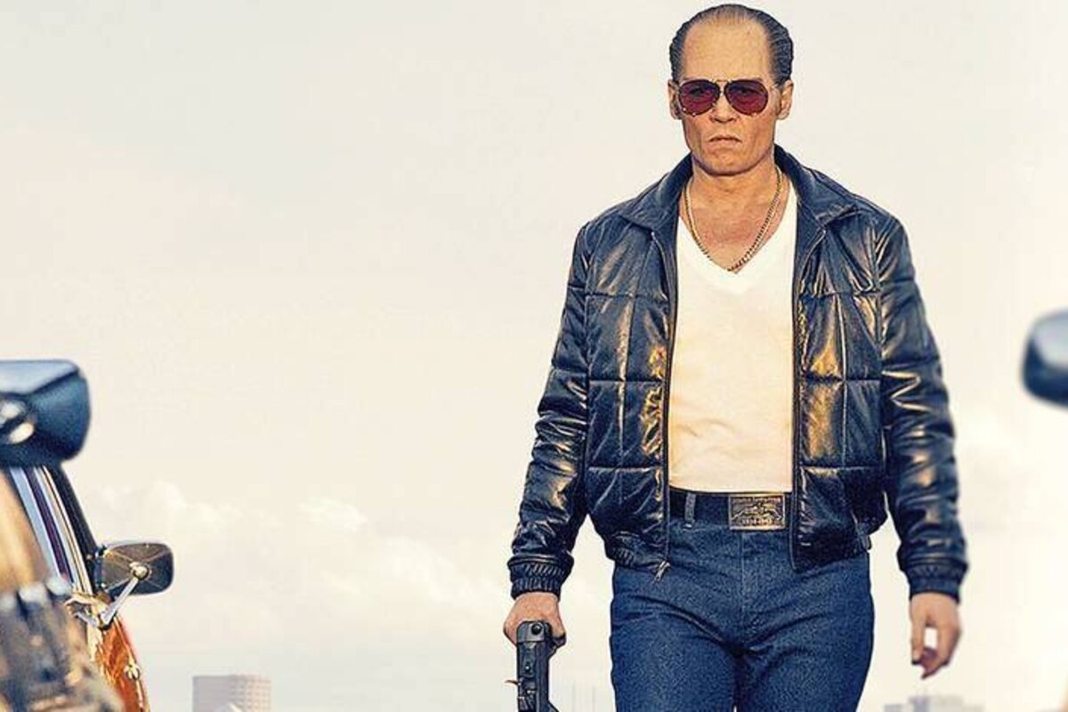 In this image released by Warner Bros. Entertainment, Johnny Depp portrays Whitey Bulger in the Boston-set film, "Black Mass." (Warner Bros. Entertainment via AP)